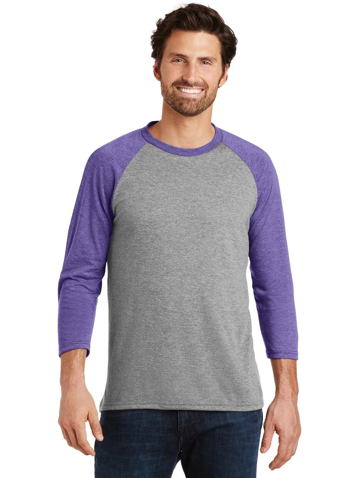 District Perfect Tri 3/4-Sleeve Raglan