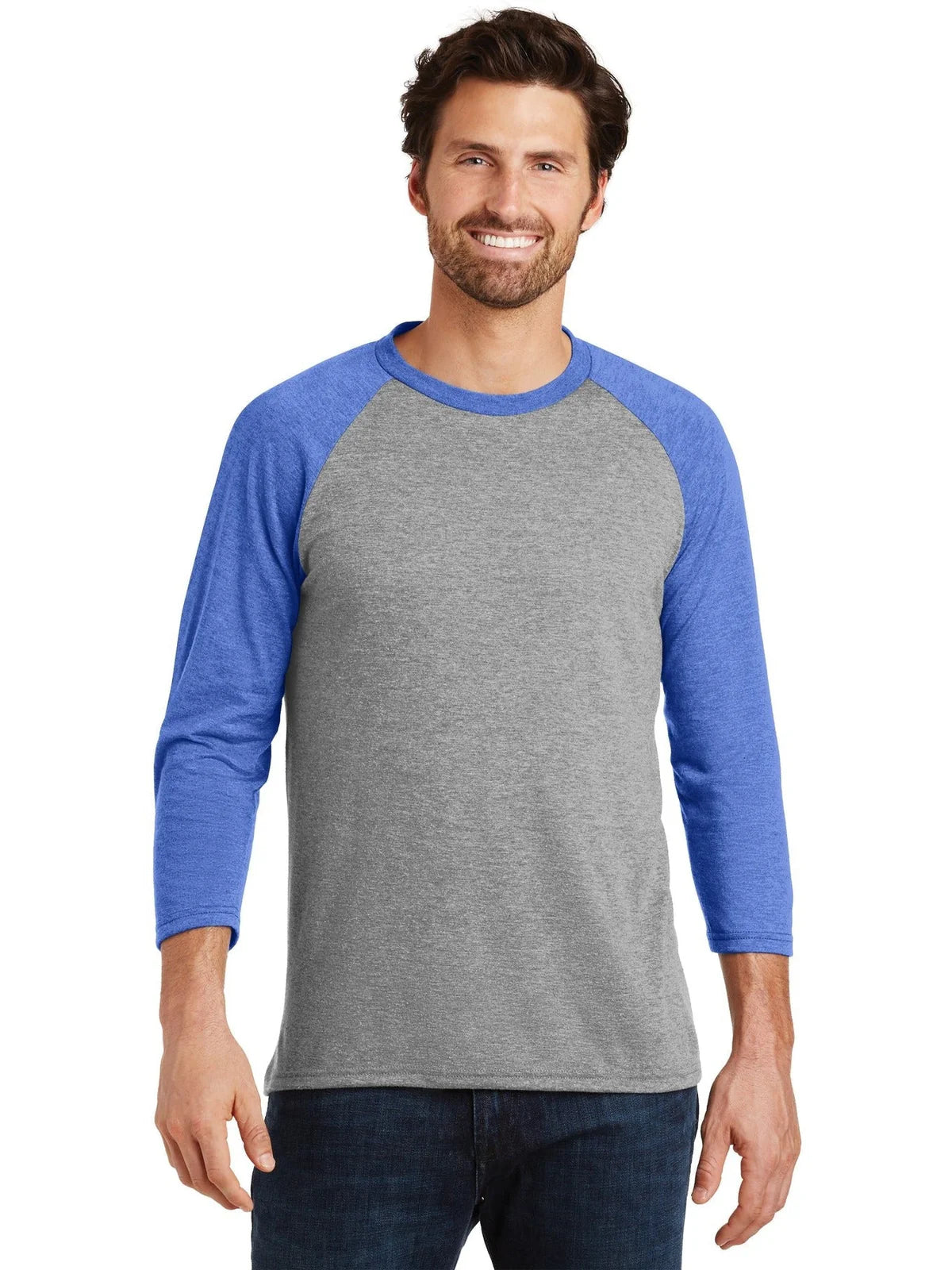 District Perfect Tri 3/4-Sleeve Raglan
