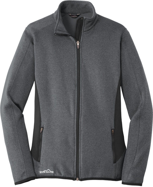 Eddie Bauer Ladies Full-Zip Heather Stretch Fleece Jacket