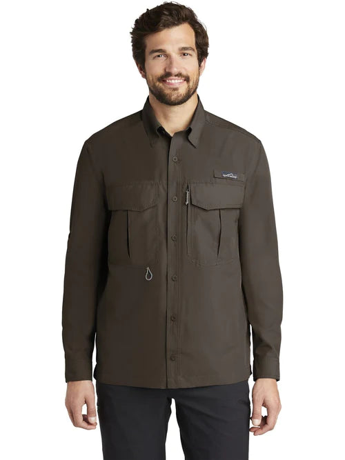 Eddie Bauer Long Sleeve Performance Fishing Shirt