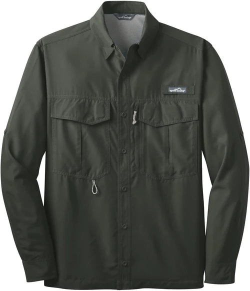 Eddie Bauer Long Sleeve Performance Fishing Shirt