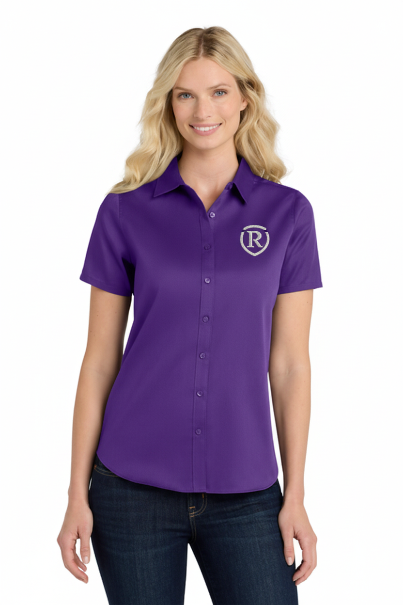 Port Authority Women's Short Sleeve SuperPro React Twill Shirt