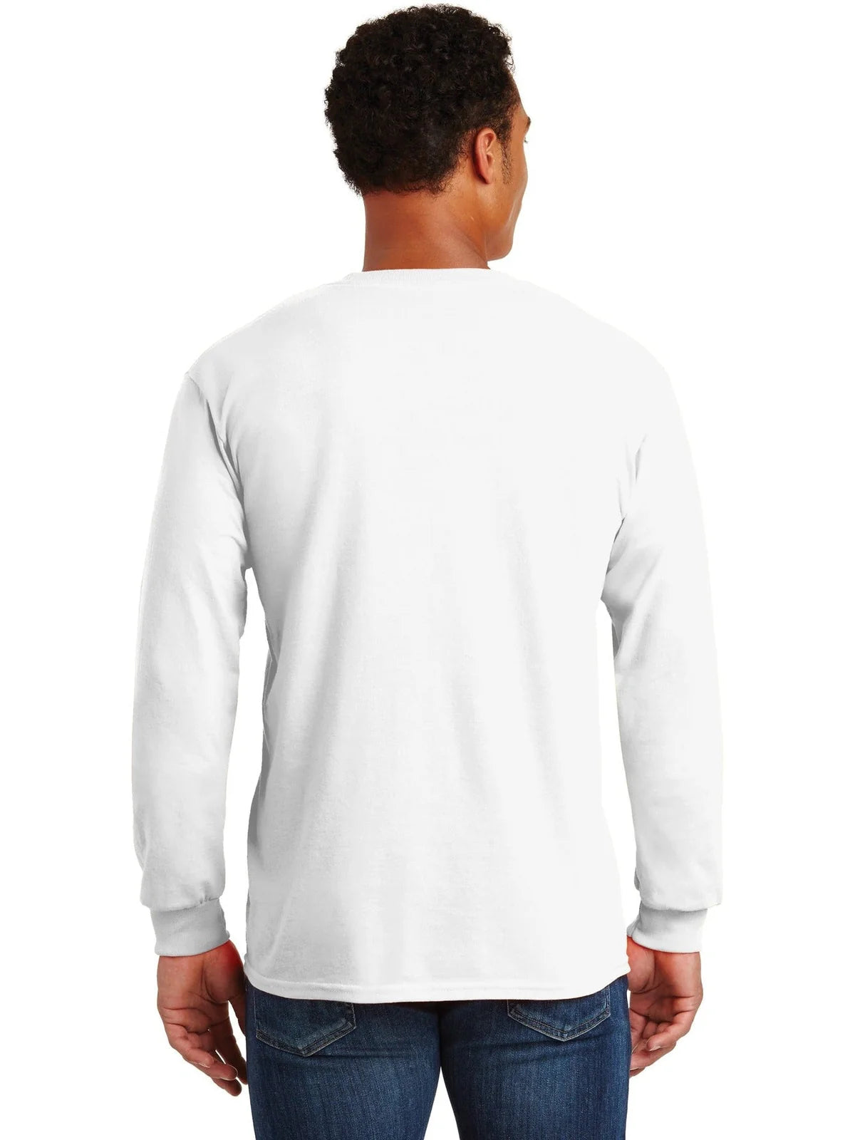 Gildan Ultra Cotton 100% US Cotton Long Sleeve T-Shirt with Pocket
