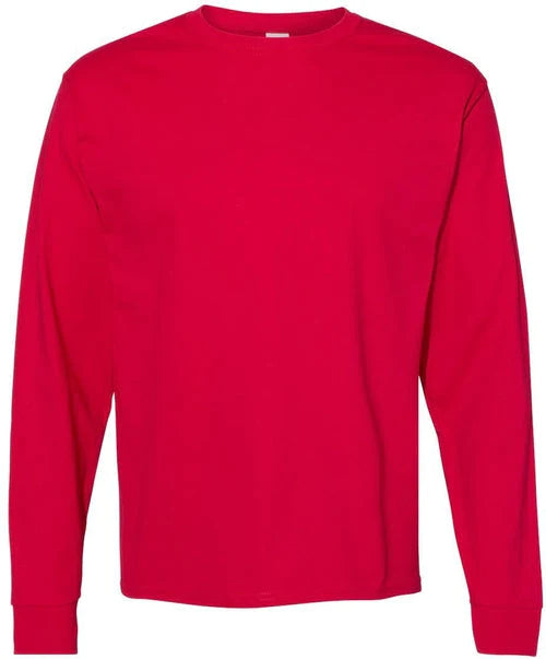 Hanes Essential T 100% Cotton Long Sleeve T-Shirt