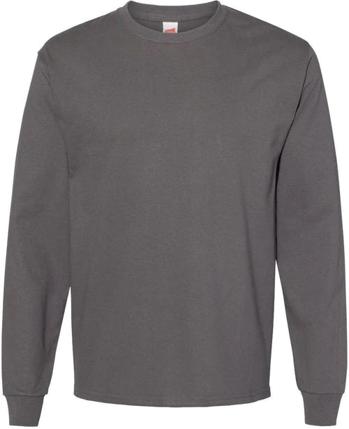 Hanes Essential T 100% Cotton Long Sleeve T-Shirt
