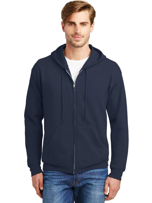 Hanes EcoSmart Full-Zip Hooded Sweatshirt