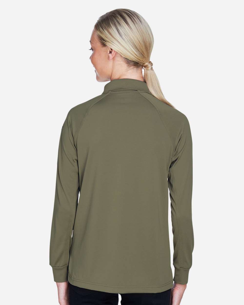 Harriton Women's Advantage Long Sleeve Tactical Polo