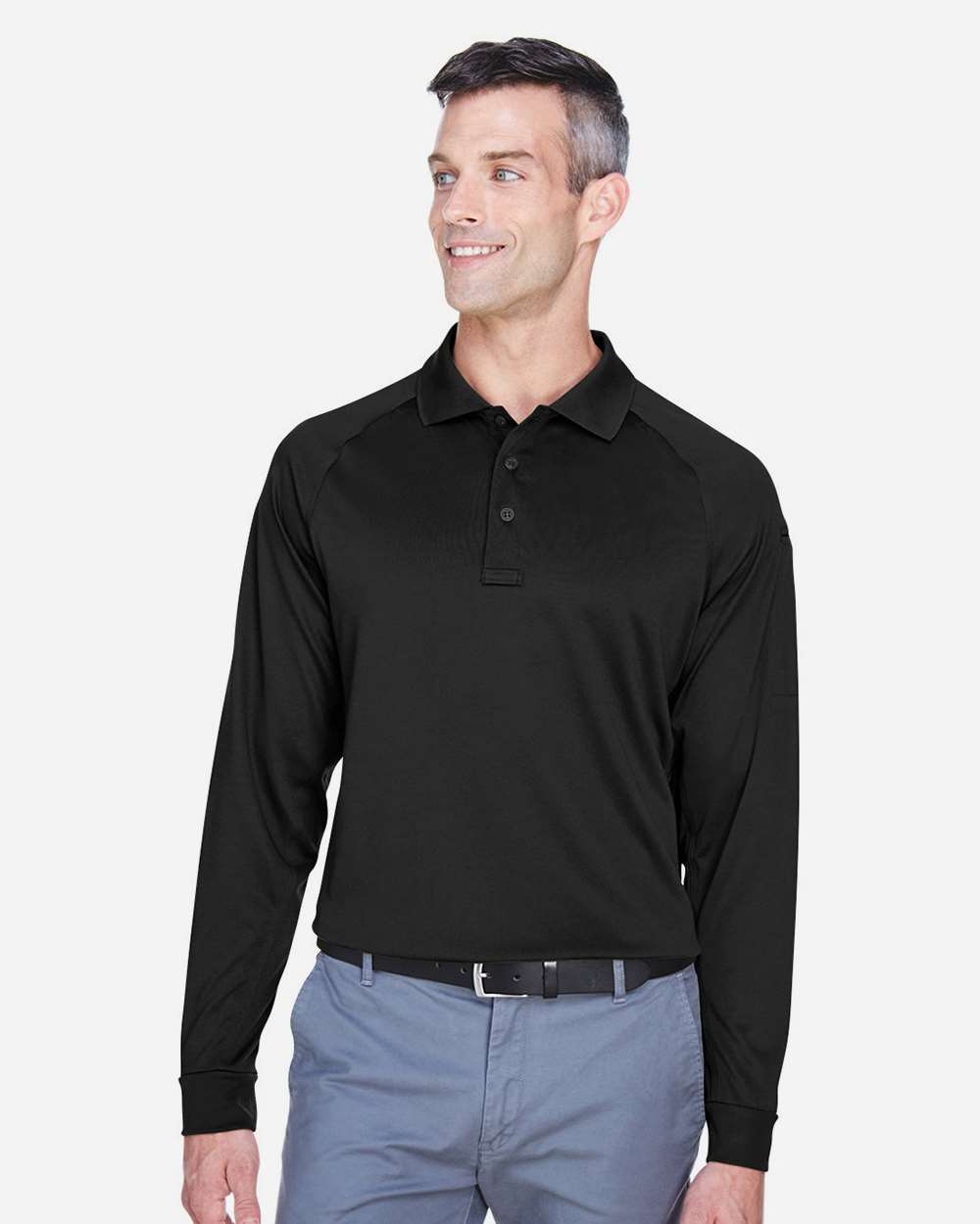 Harriton Advantage Long Sleeve Tactical Polo
