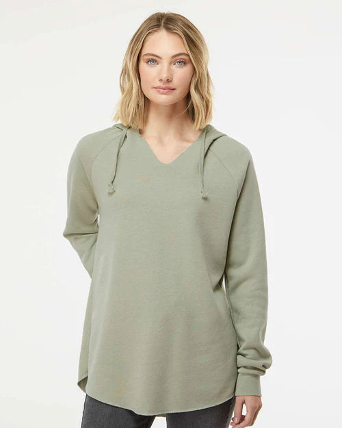 Independent Trading Co. Ladies Lightweight Hooded Sweatshirt