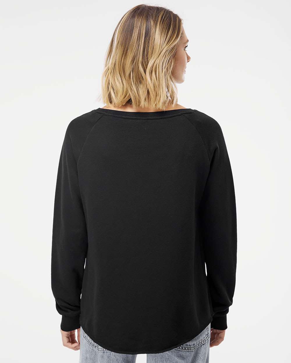Independent Trading Co. Women's California Wave Wash Crewneck Sweatshirt