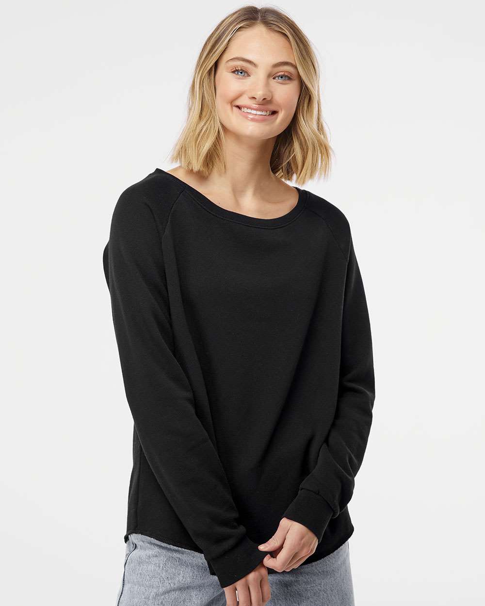 Independent Trading Co. Women's California Wave Wash Crewneck Sweatshirt