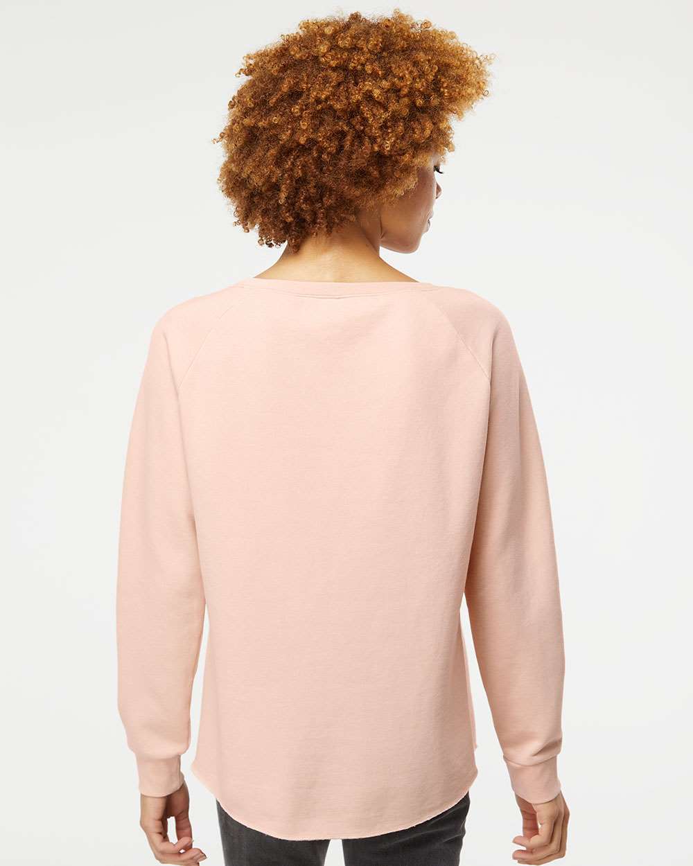 Independent Trading Co. Women's California Wave Wash Crewneck Sweatshirt