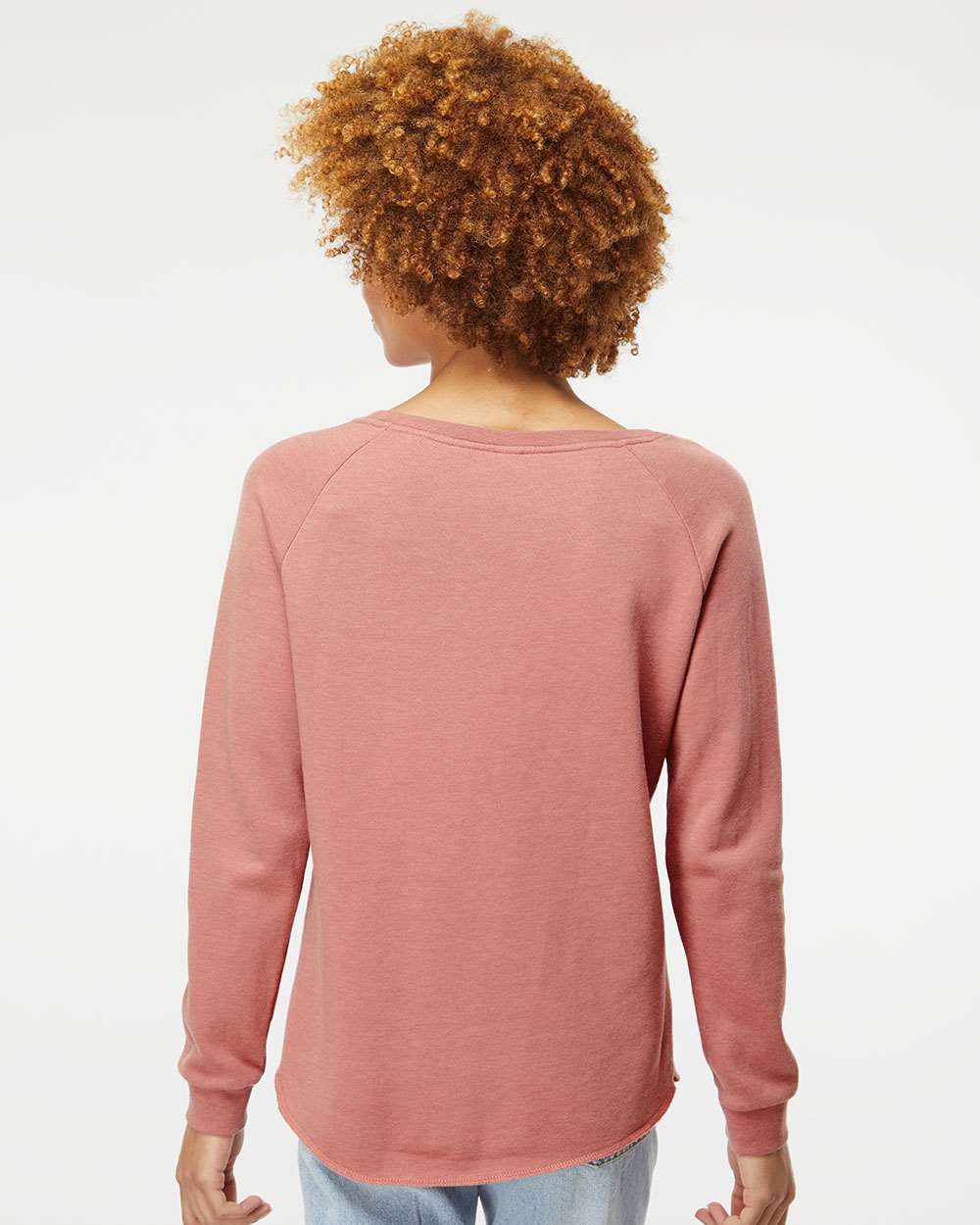 Independent Trading Co. Women's California Wave Wash Crewneck Sweatshirt