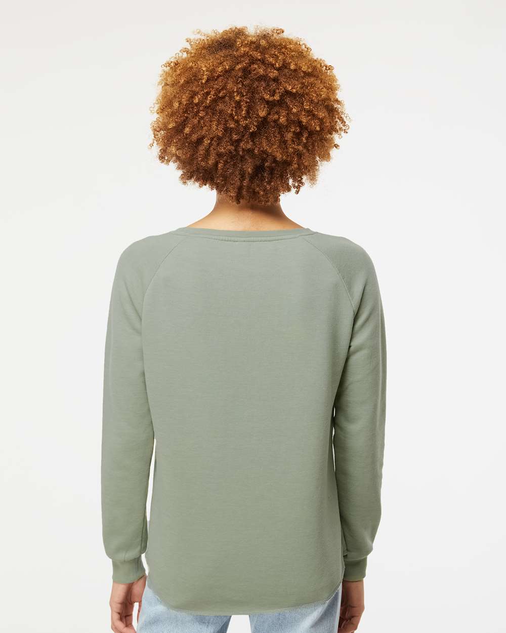 Independent Trading Co. Women's California Wave Wash Crewneck Sweatshirt