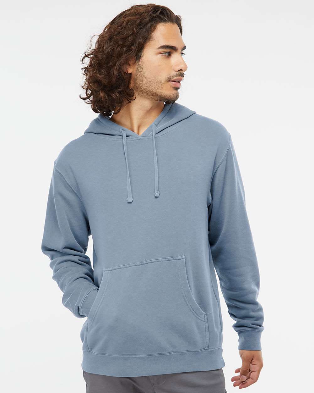 Independent Trading Co. Unisex Midweight Pigment-Dyed Hooded Sweatshirt