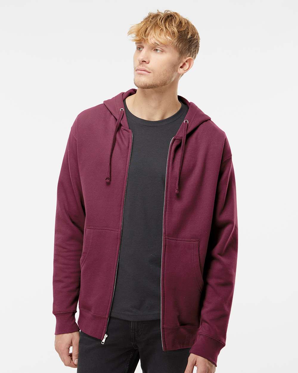 Independent Trading Co. Unisex Midweight Full-Zip Hooded Sweatshirt