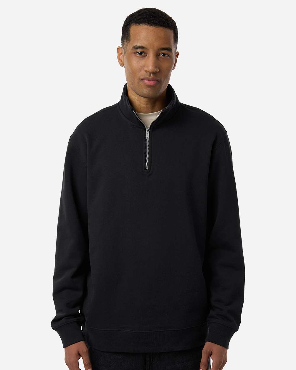 Independent Trading Co. Unisex 8.5 oz. Midweight Quarter-Zip Pullover