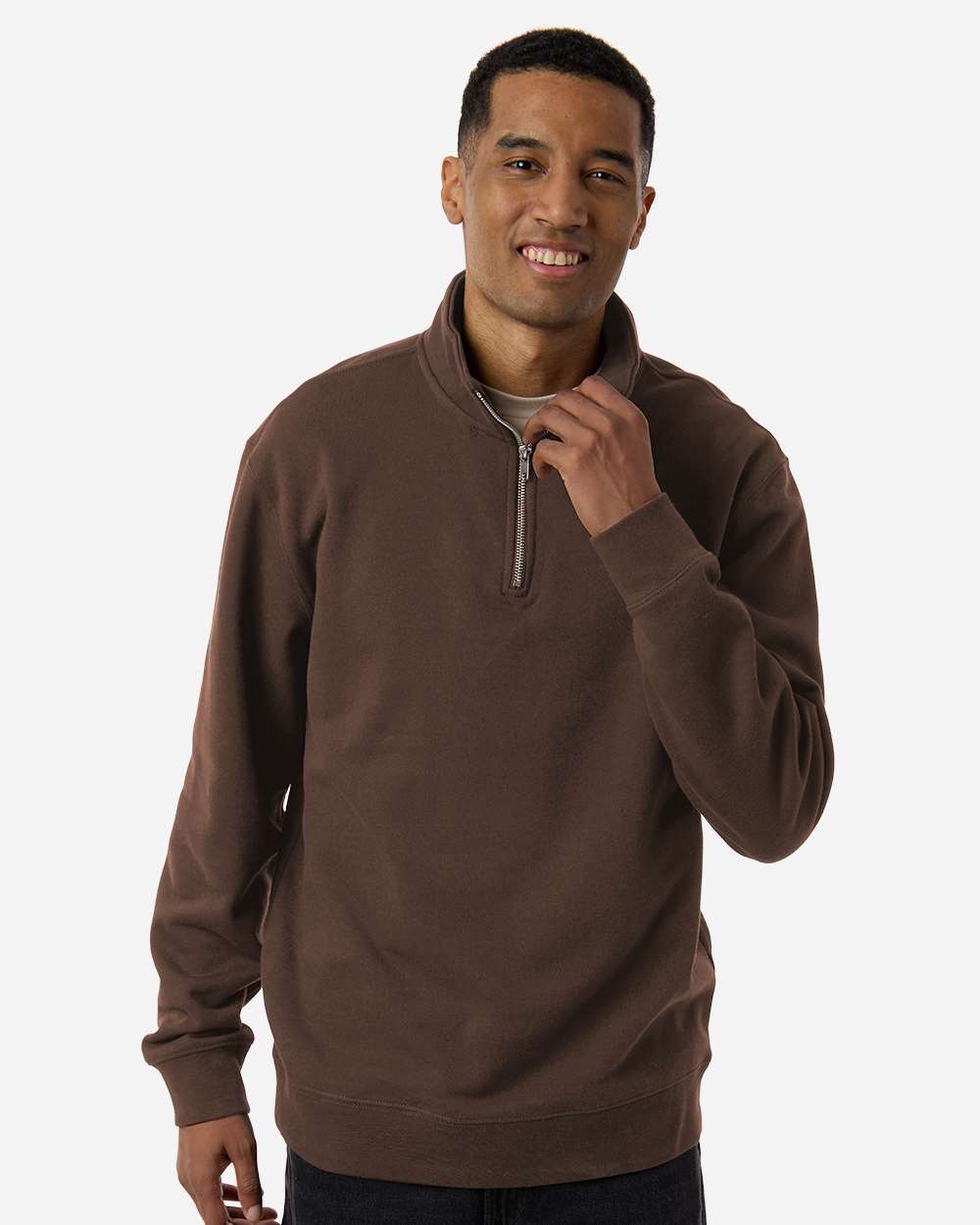 Independent Trading Co. Unisex 8.5 oz. Midweight Quarter-Zip Pullover