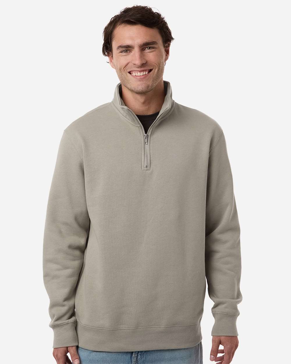 Independent Trading Co. Unisex 8.5 oz. Midweight Quarter-Zip Pullover