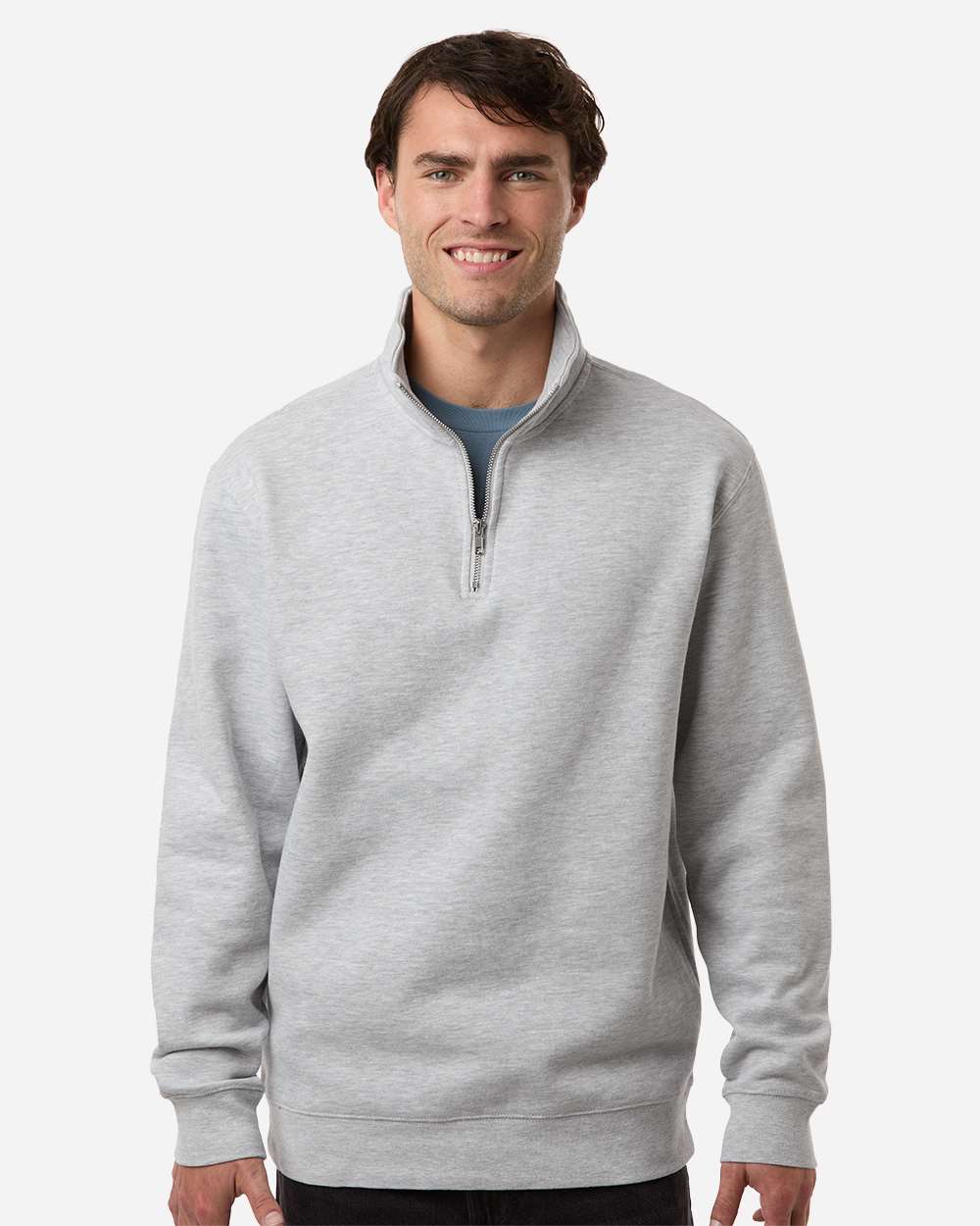 Independent Trading Co. Unisex 8.5 oz. Midweight Quarter-Zip Pullover