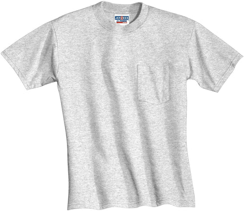 Jerzees Dri-Power 50/50 Cotton/Poly Pocket T-Shirt