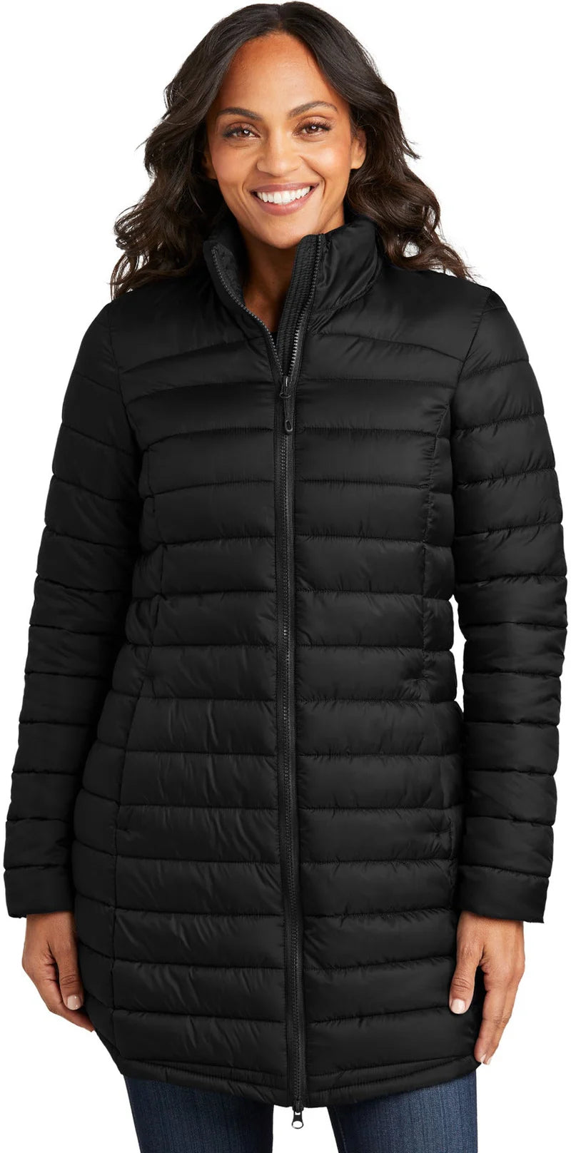 Port Authority Women's Horizon Puffy Long Jacket
