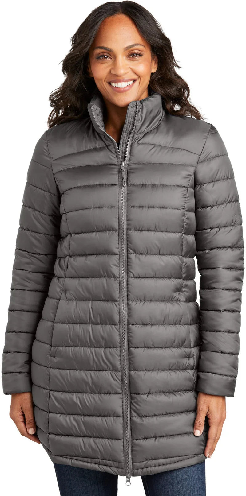 Port Authority Women's Horizon Puffy Long Jacket