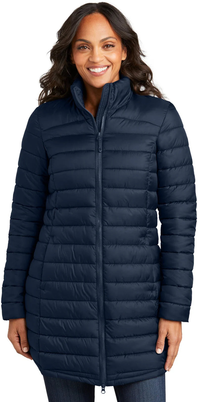 Port Authority Women's Horizon Puffy Long Jacket