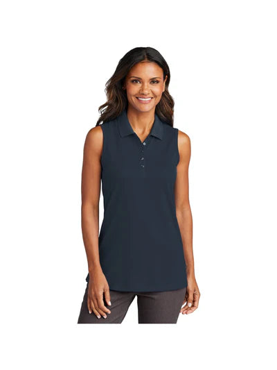 Port Authority Women's Dry Zone UV Micro-Mesh Sleeveless Polo