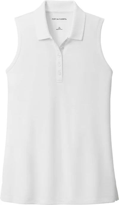 Port Authority Women's Dry Zone UV Micro-Mesh Sleeveless Polo