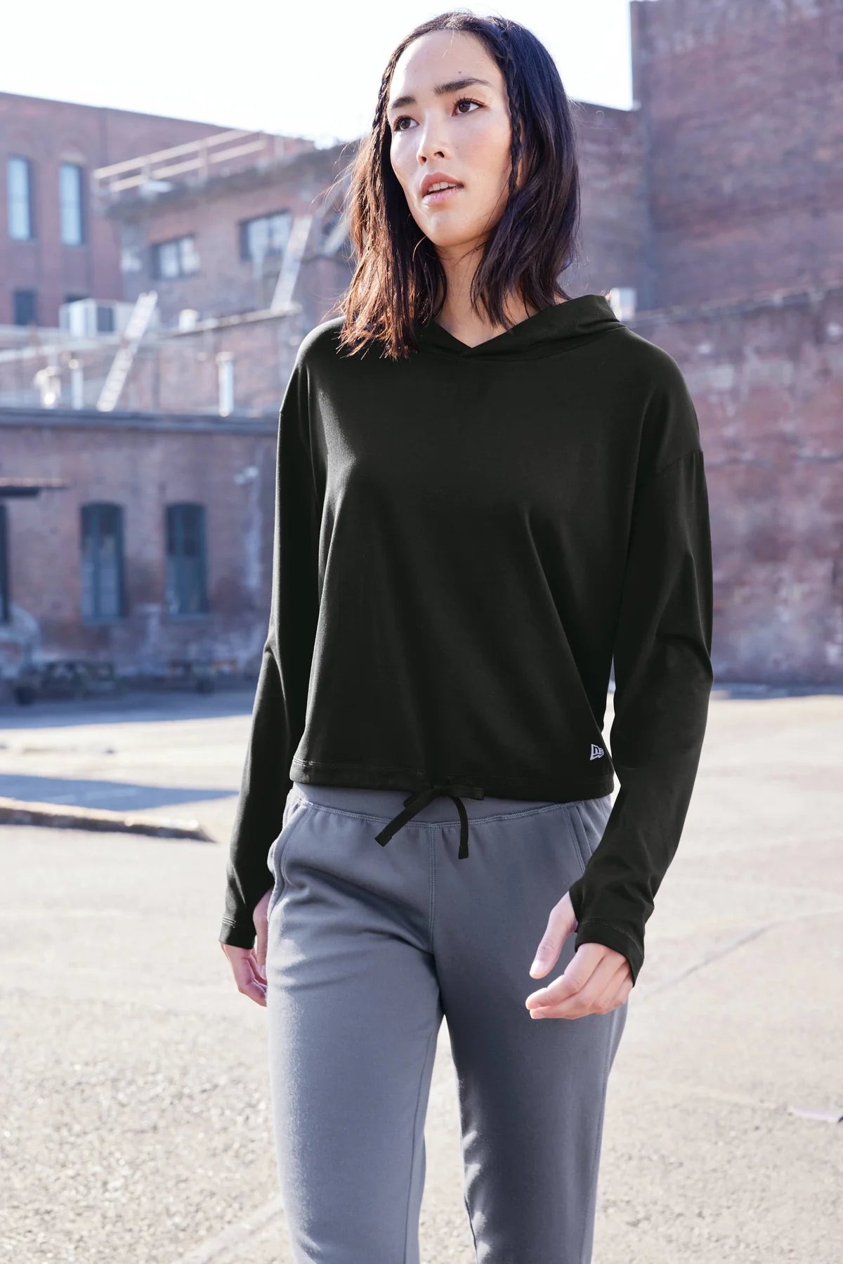 New Era Ladies Power Long Sleeve Hoodie