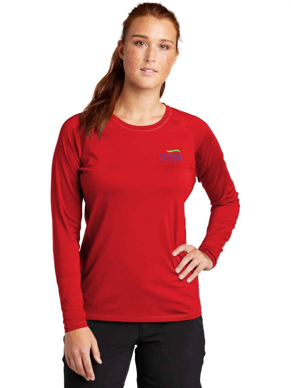 Sport-Tek Women's Long Sleeve Rashguard Tee