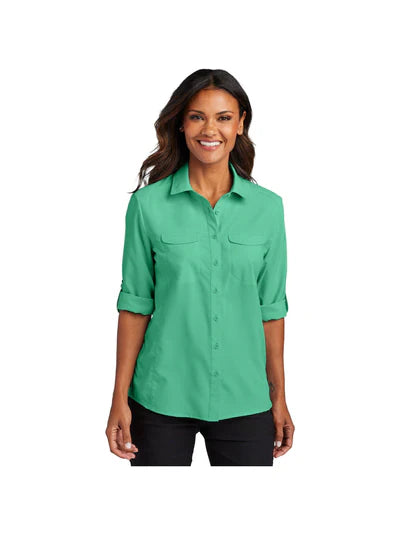 Port Authority Women's Long Sleeve UV Daybreak Shirt