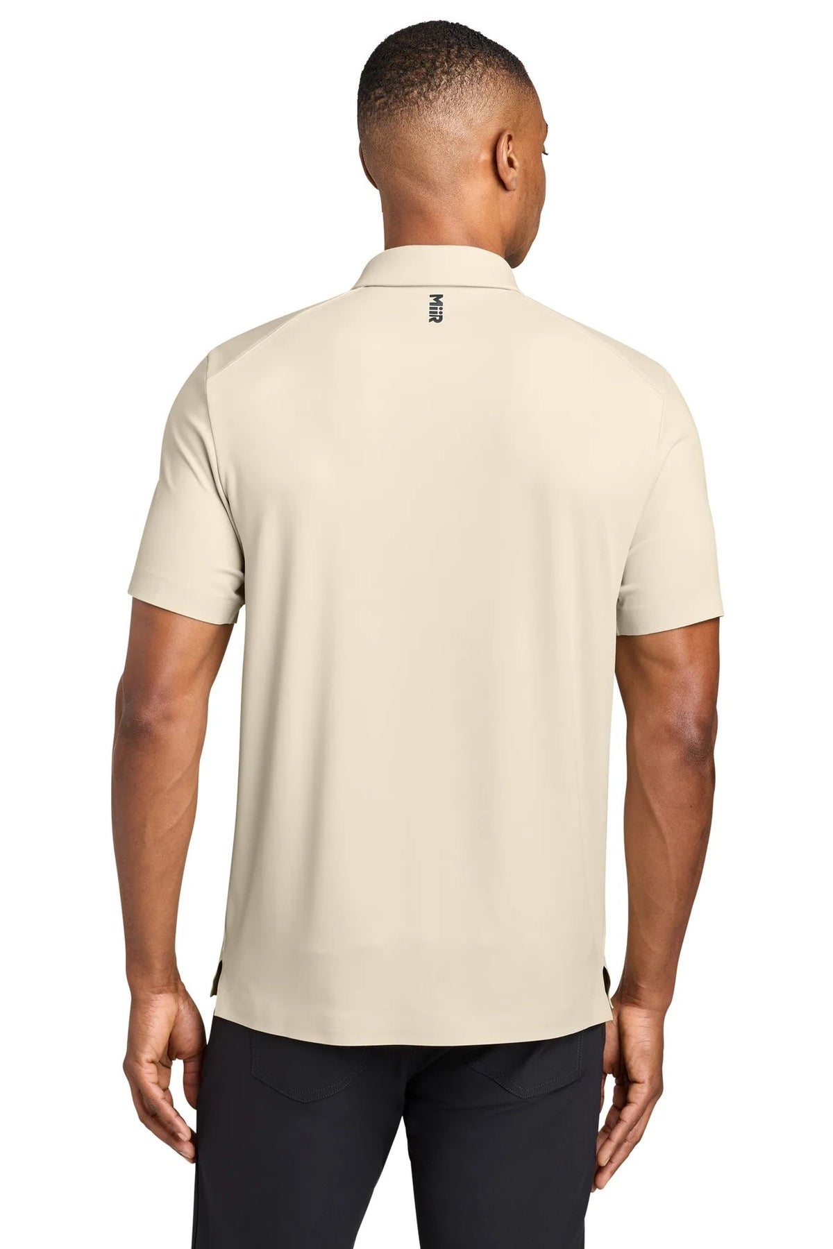 MiiR Alta Polo with custom logo embroidery