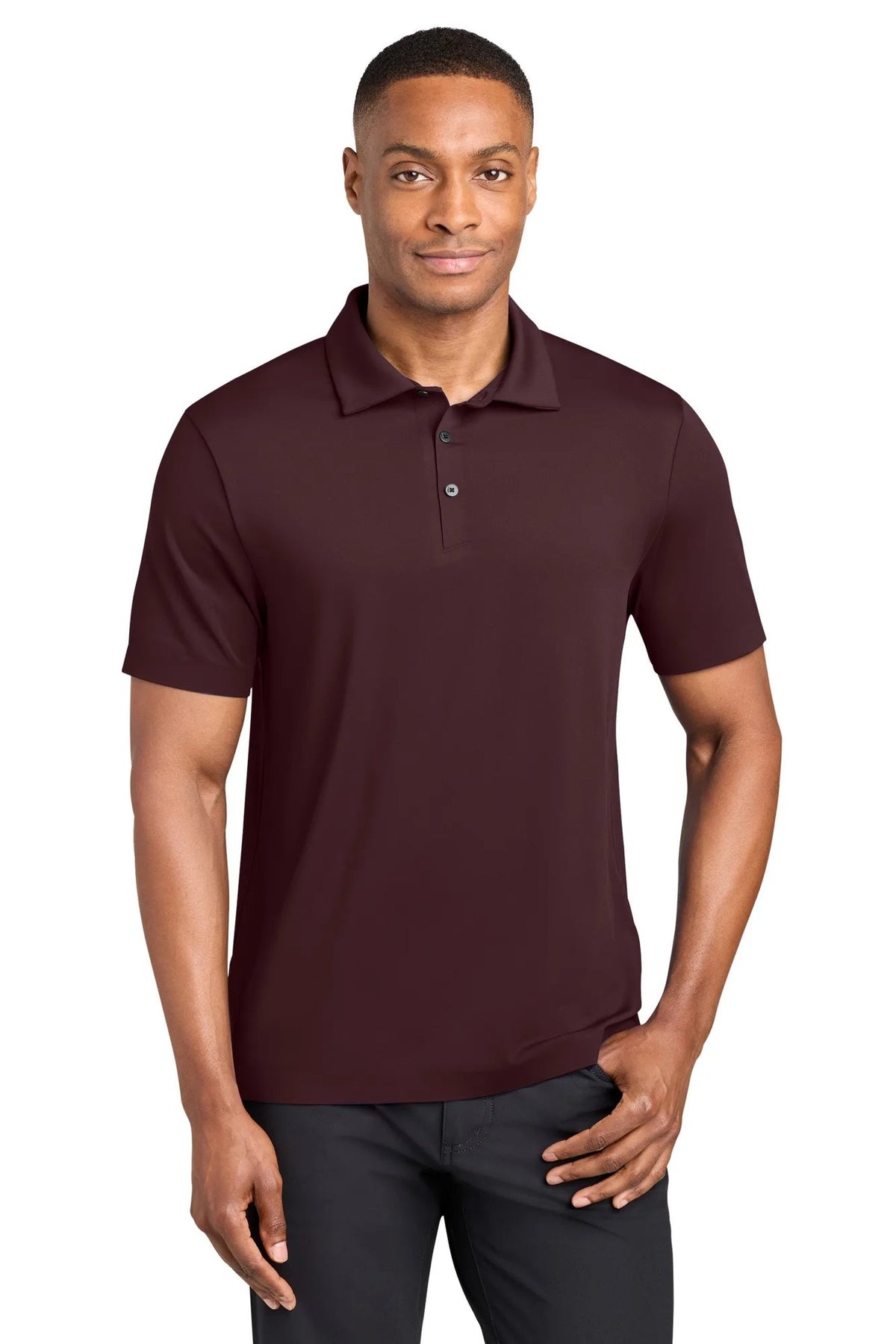 MiiR Alta Polo with custom logo embroidery