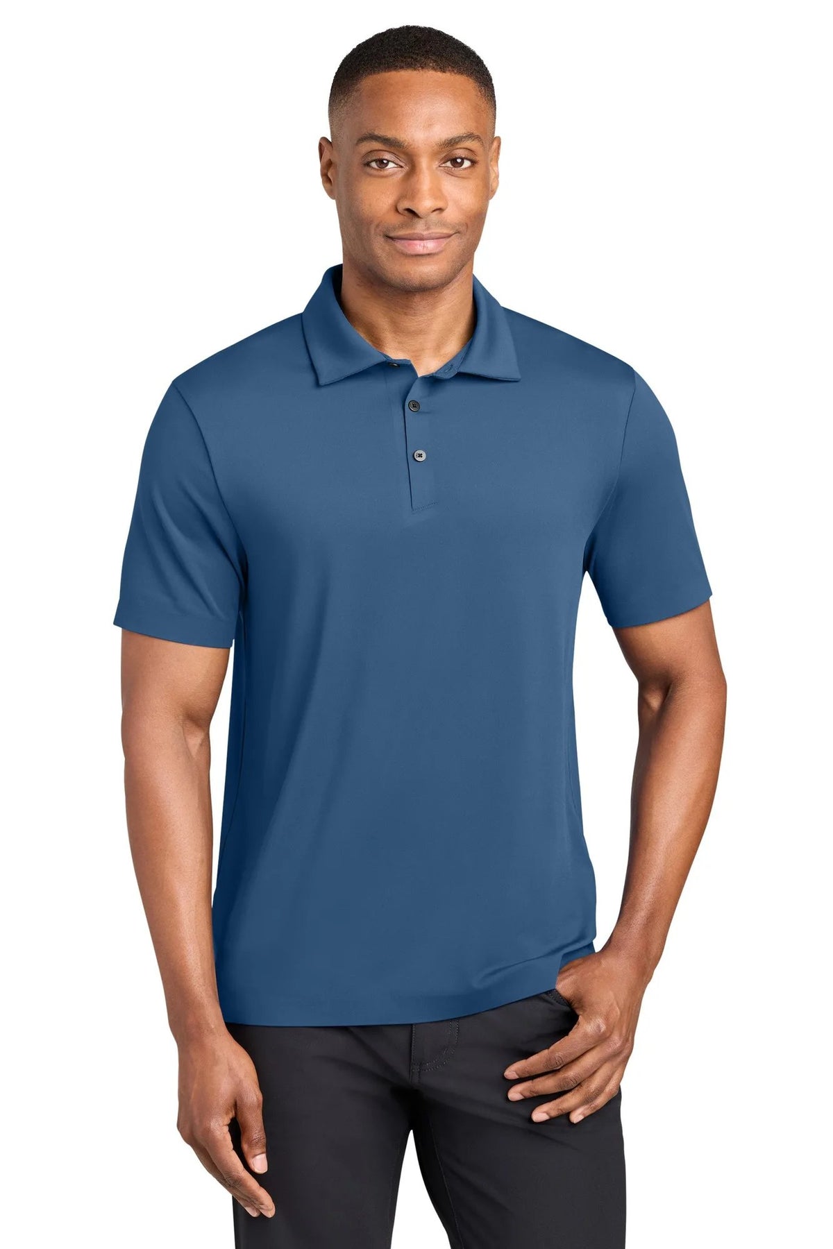 MiiR Alta Polo with custom logo embroidery