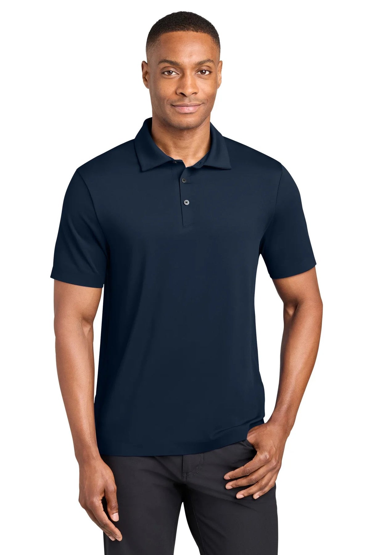 MiiR Alta Polo with custom logo embroidery