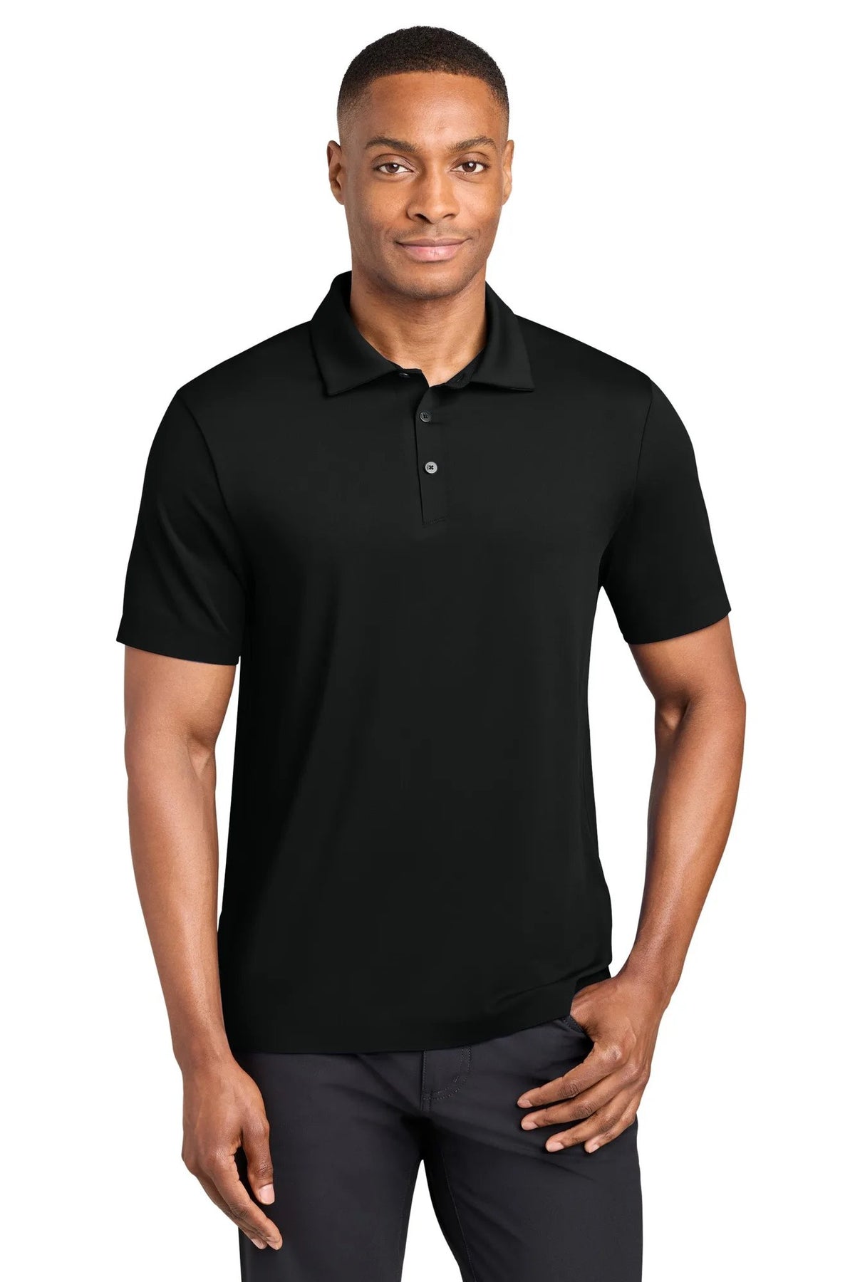 MiiR Alta Polo with custom logo embroidery