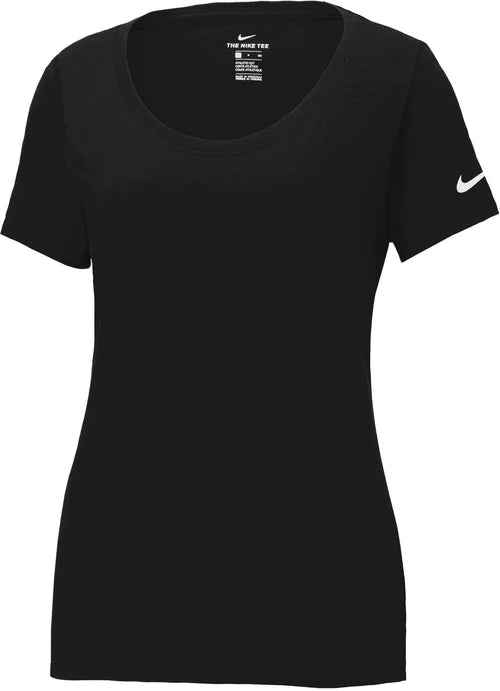 Nike Ladies Dri-FIT Cotton/Poly Scoop Neck Tee