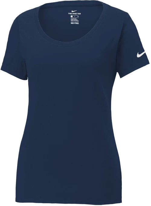 Nike Ladies Dri-FIT Cotton/Poly Scoop Neck Tee