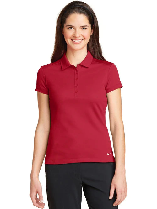 Nike Ladies Dri-FIT Solid Icon Pique Modern Fit Polo