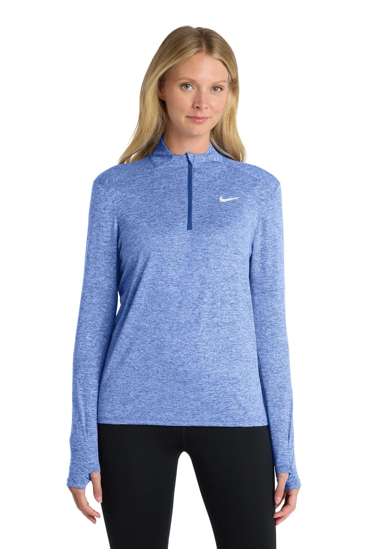 Nike Women's Dri-FIT Element 1/2-Zip Top with custom logo embroidery