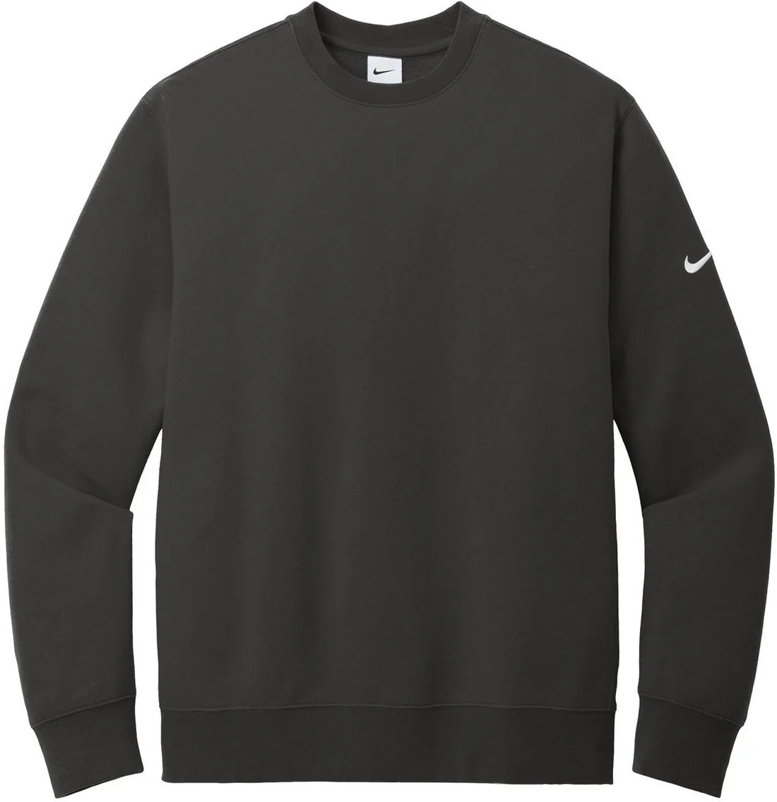Nike Club Fleece Sleeve Swoosh Crew