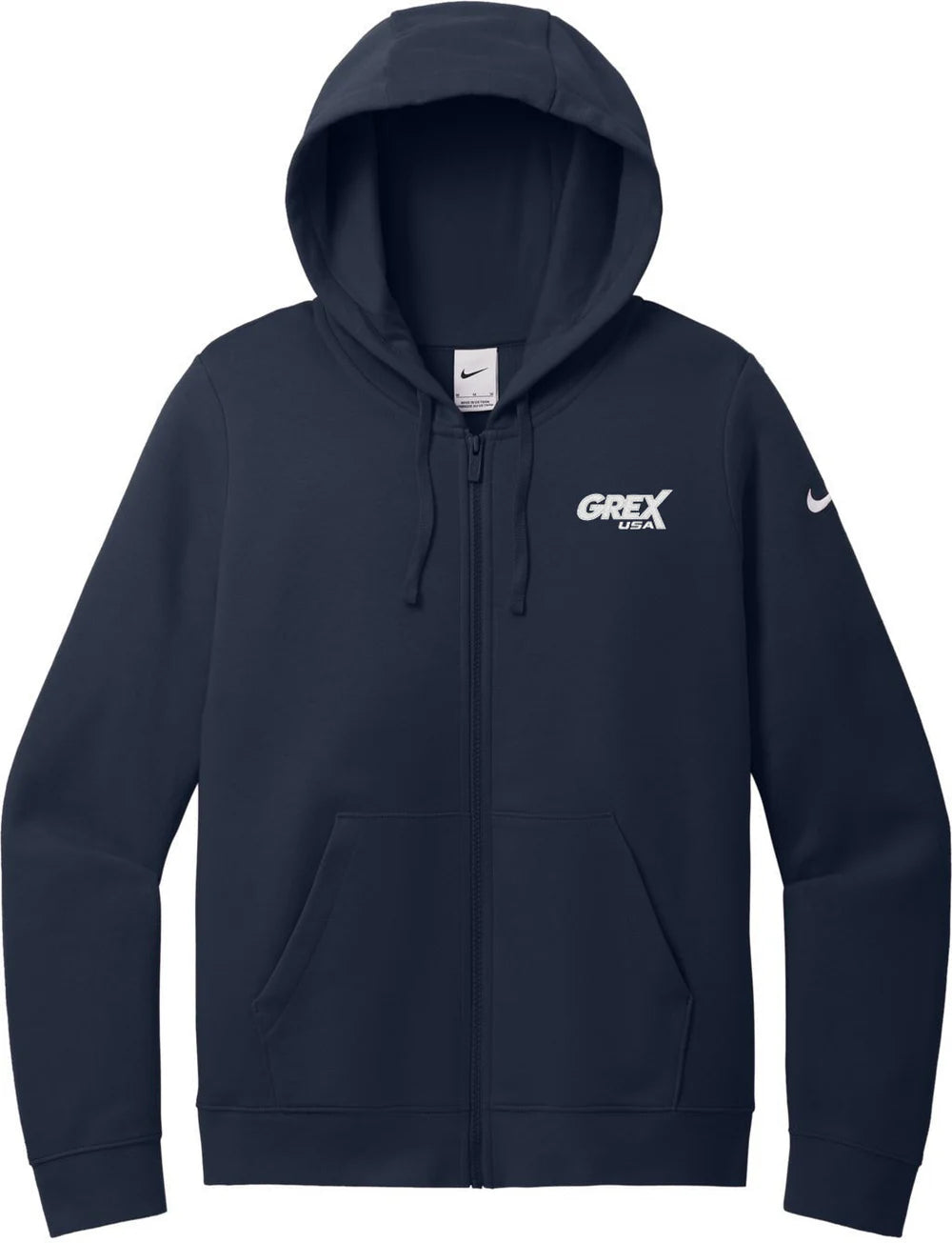 Nike Women's Club Fleece Sleeve Swoosh Full-Zip Hoodie