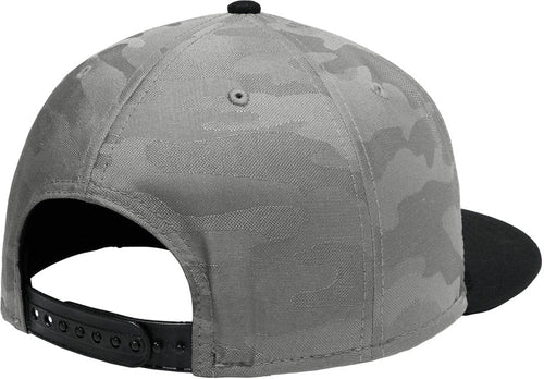 New Era Camo Flat Bill Snapback Cap