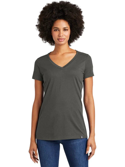 New Era Ladies Heritage Blend V-Neck Tee