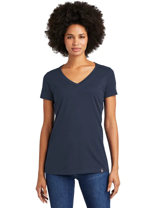 New Era Ladies Heritage Blend V-Neck Tee