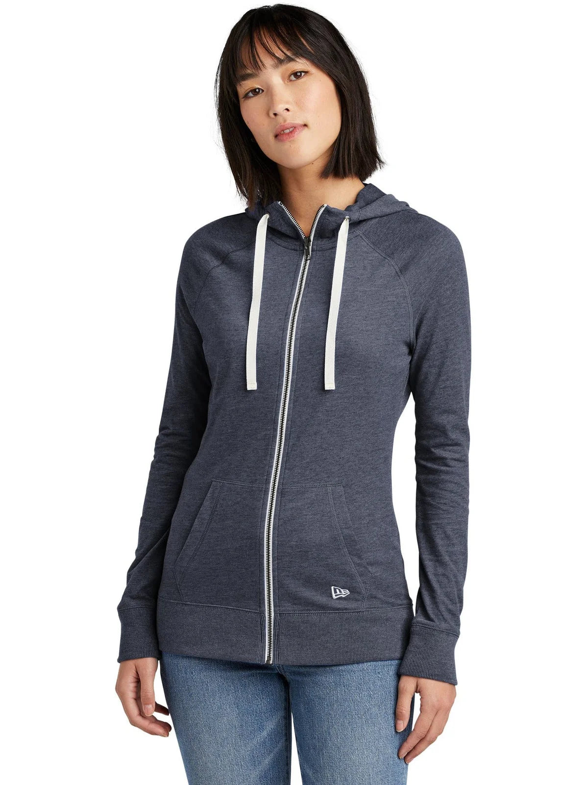 New Era Women's Sueded Cotton Blend Full-Zip Hoodie