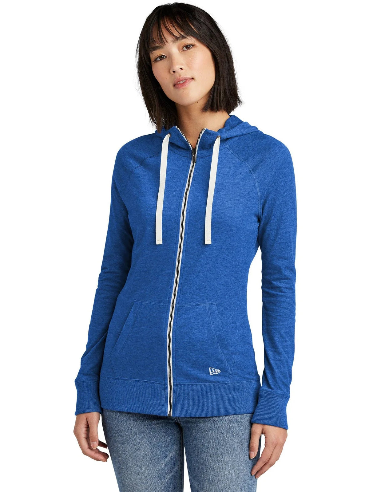 New Era Women's Sueded Cotton Blend Full-Zip Hoodie