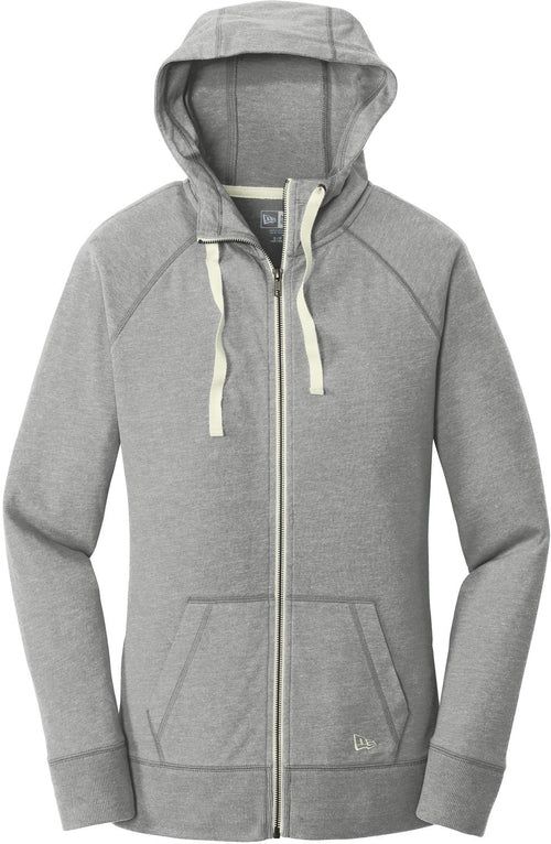 New Era Women's Sueded Cotton Blend Full-Zip Hoodie